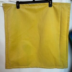 Decorative Pillow Cover in Gorgeous Goldenrod Yellow  Fits 24x24 Pillows